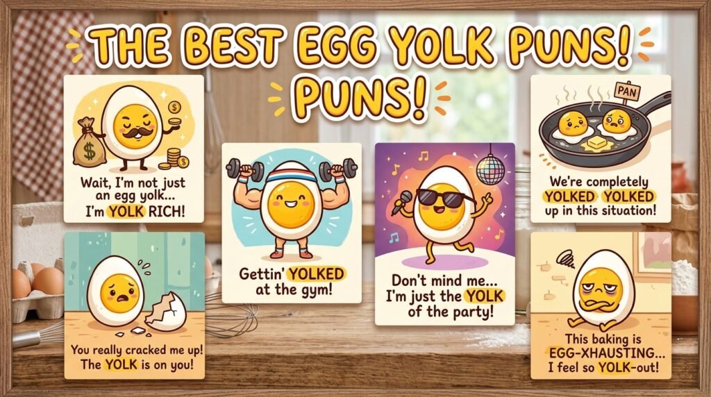 Egg Yolk Puns