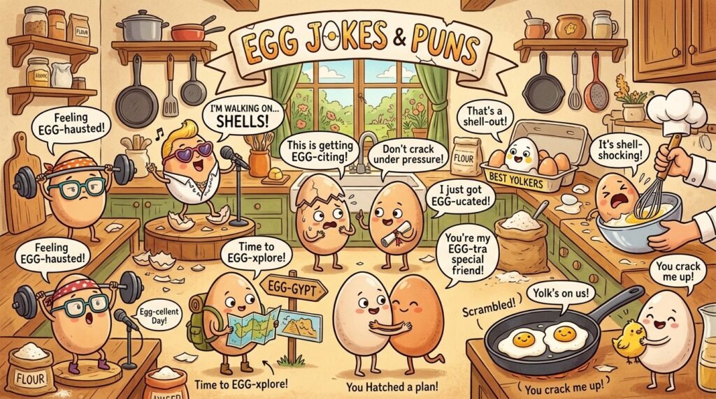 Egg Jokes and Puns