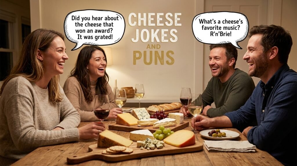 Cheese Jokes and Puns