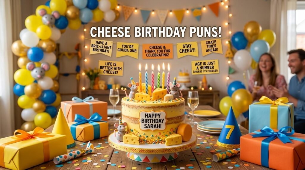 Cheese Birthday Puns