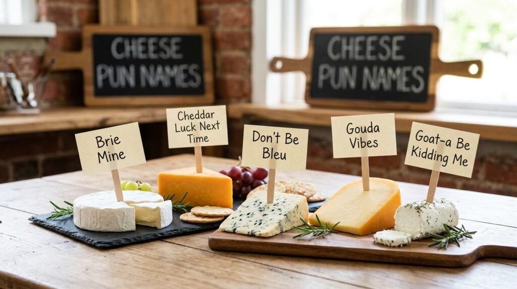Cheese Pun Names