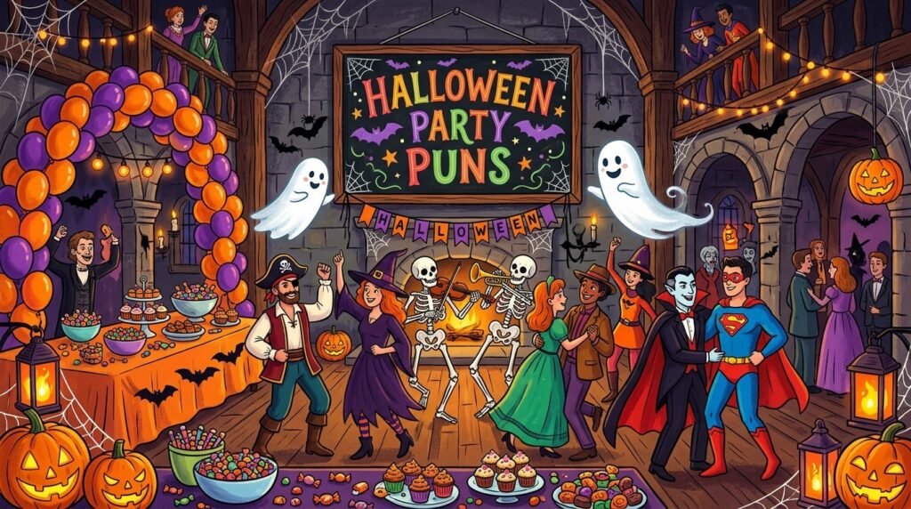 Halloween Party Puns