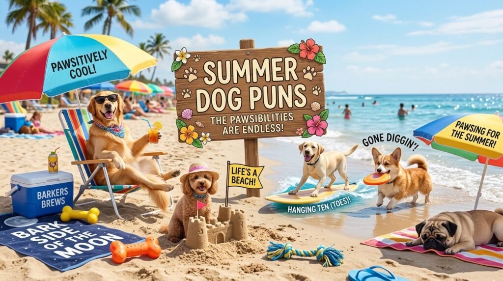 Summer Dog Puns