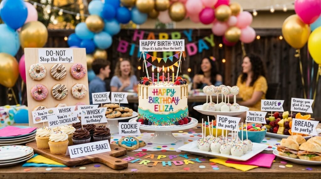 Birthday Food Puns