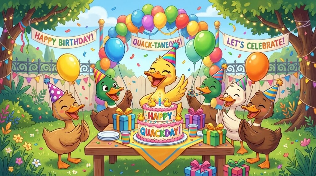 Duck Birthday Puns