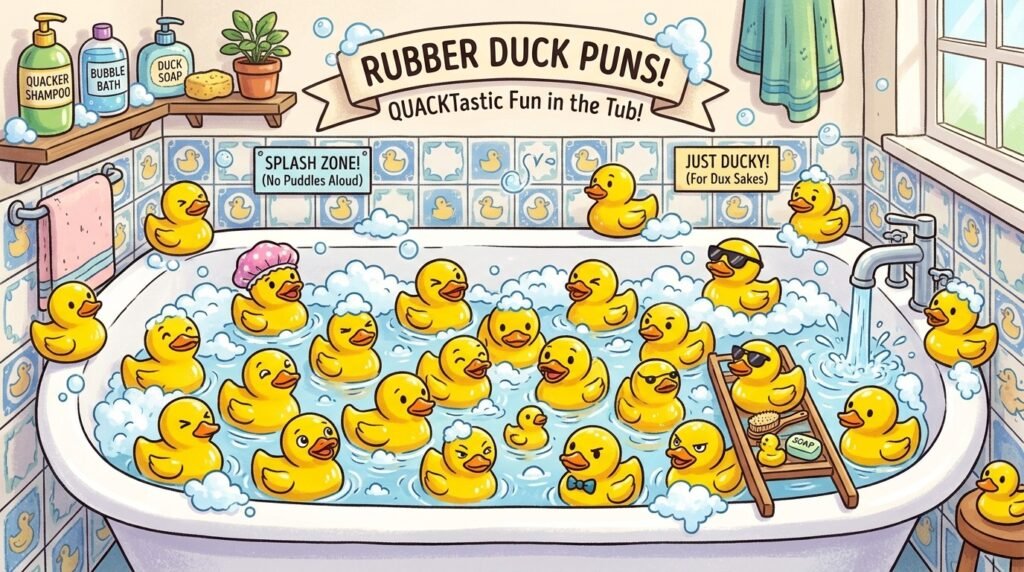 Rubber Duck Puns
