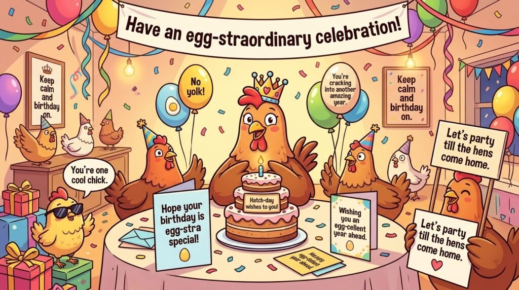 Chicken Birthday Puns