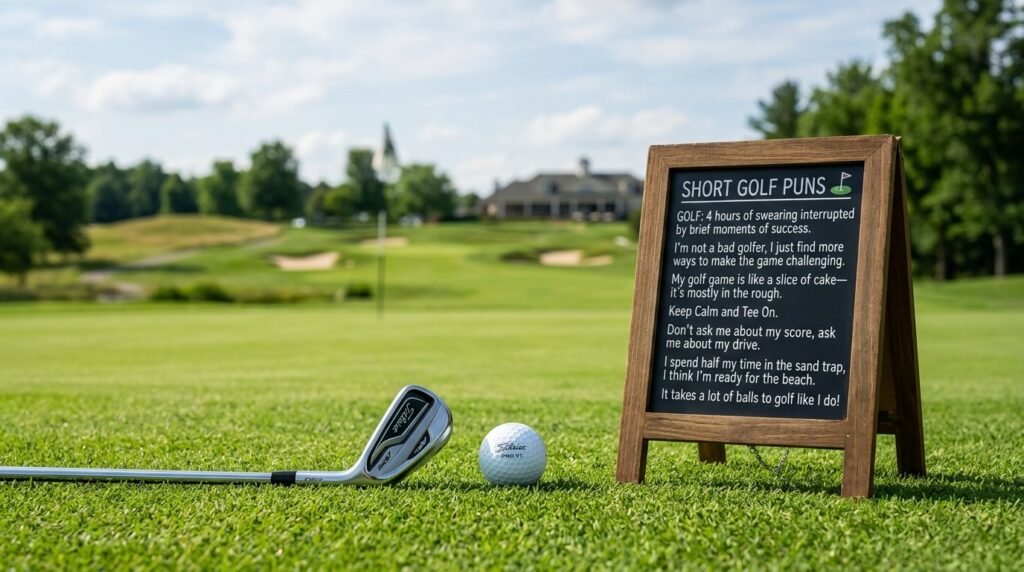Short Golf Puns