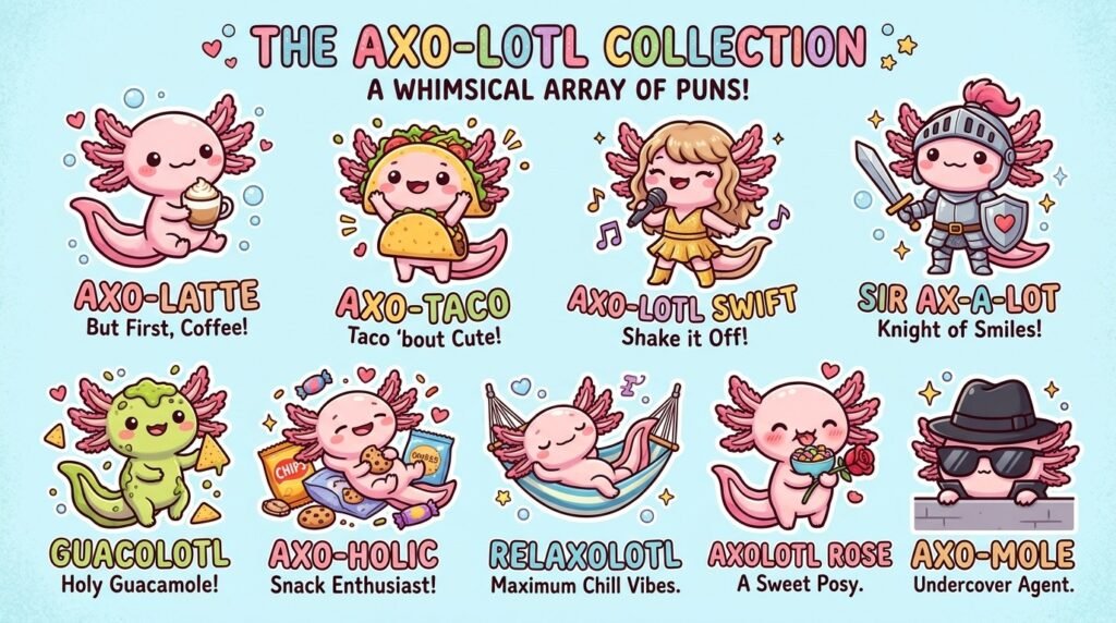 Axolotl Pun Names