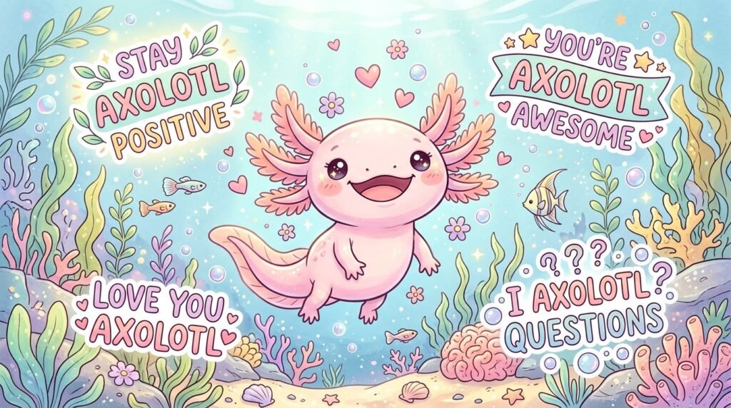 Cute Axolotl Puns