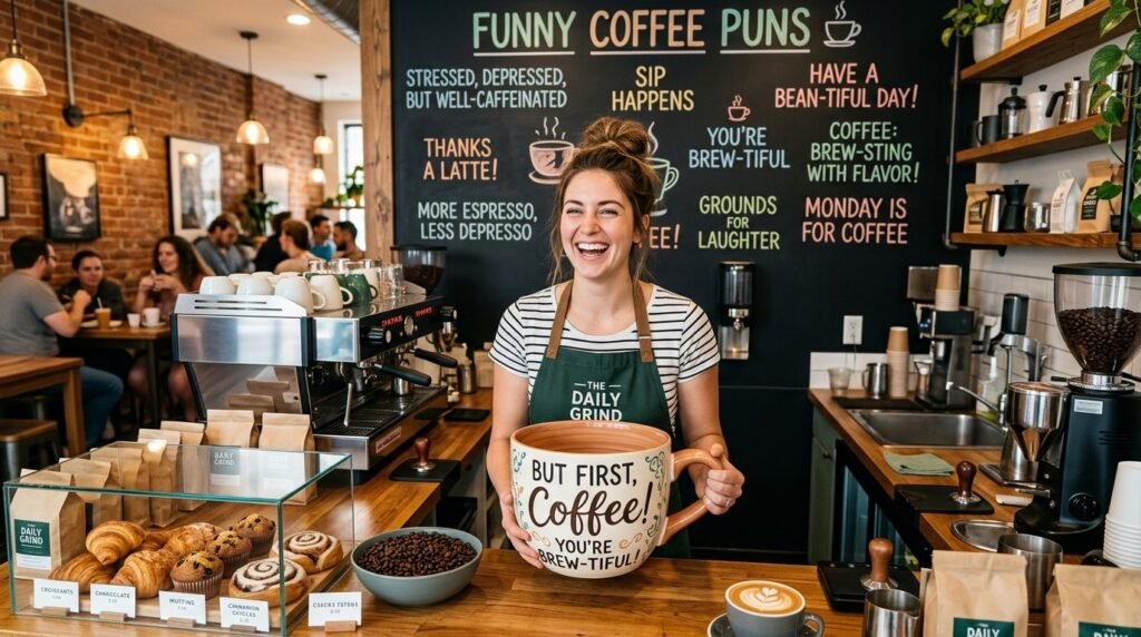 Funny Coffee Puns