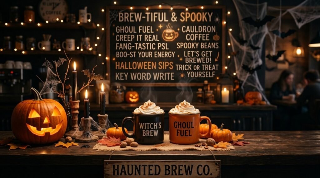 Halloween Coffee Puns