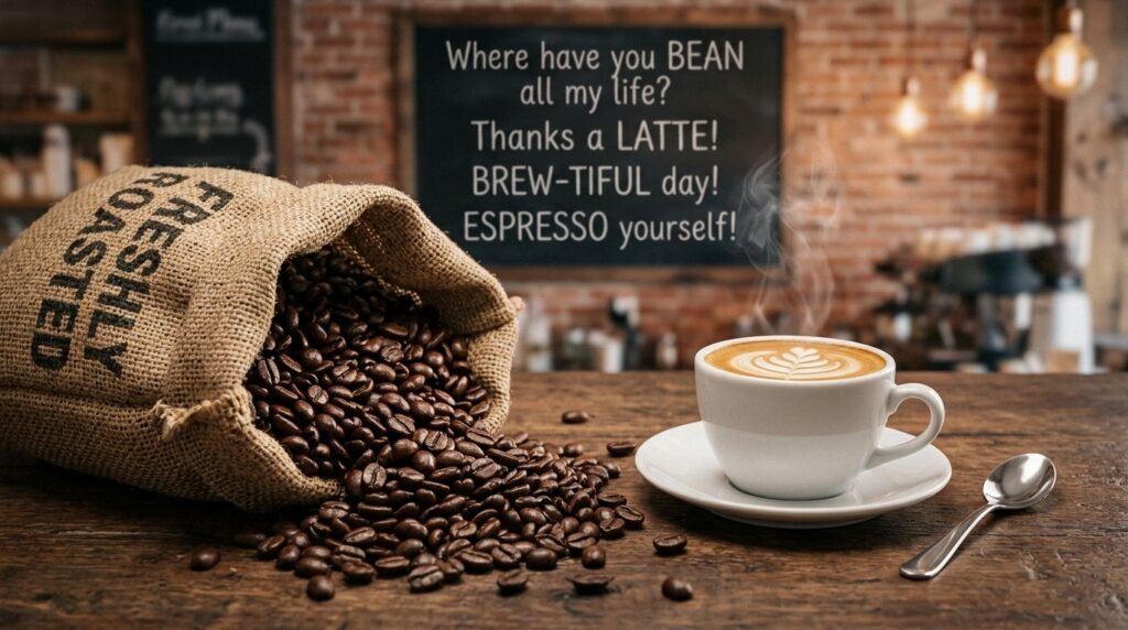 Coffee Bean Puns
