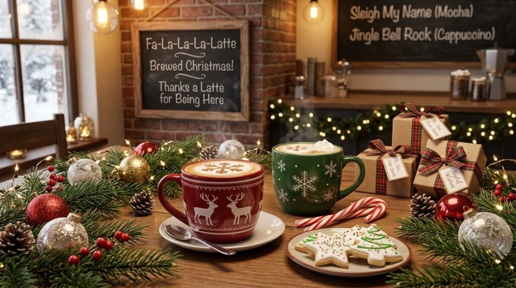 Holiday Coffee Puns