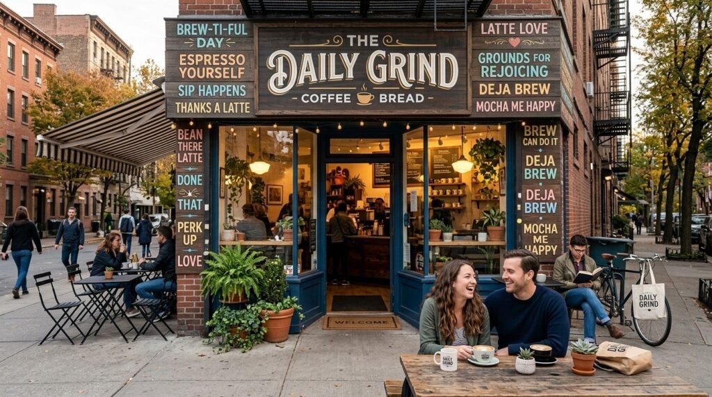 Coffee Shop Name Puns