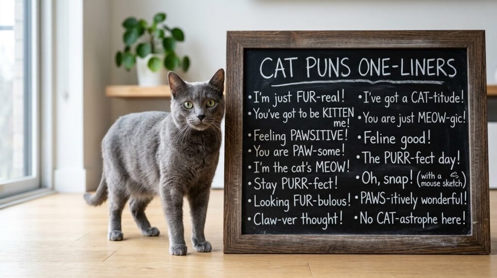 Cat Puns One-Liners