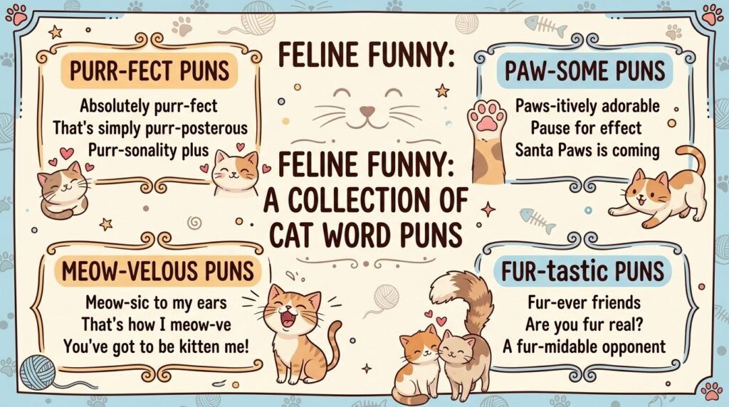Cat Words Puns