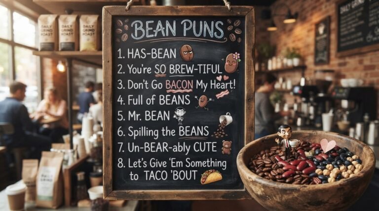 Bean Puns