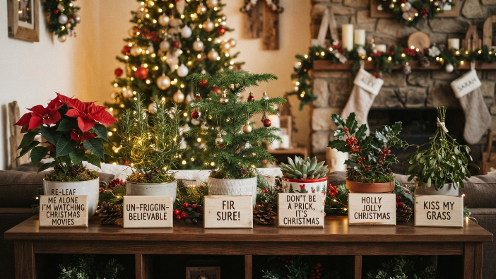 Christmas Plant Puns