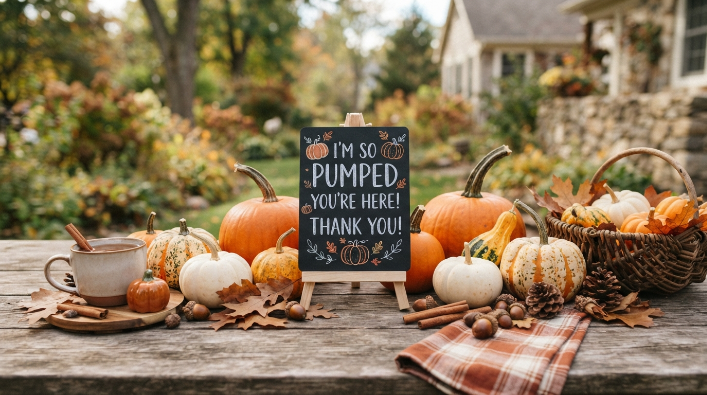 Pumpkin Thank You Puns