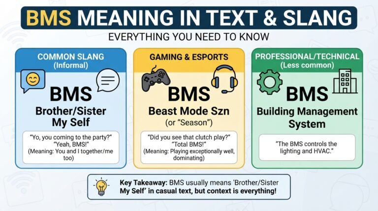 BMS Meaning in Text