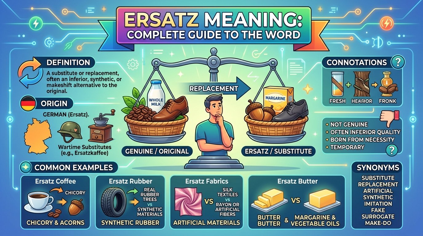 Ersatz Meaning