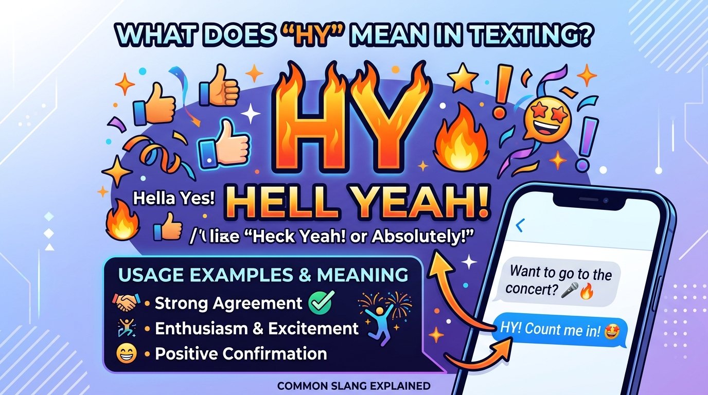 HY Meaning in Text