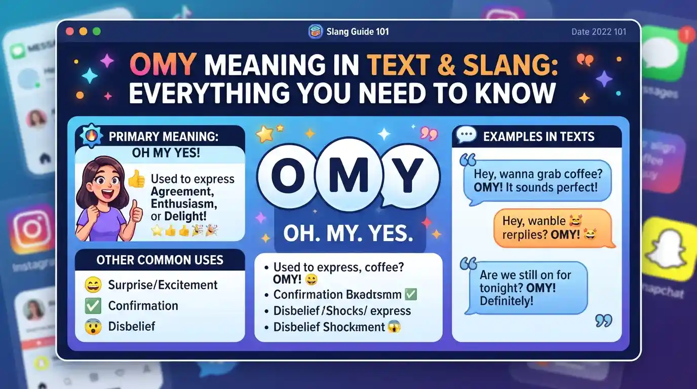 OMY Meaning in Text