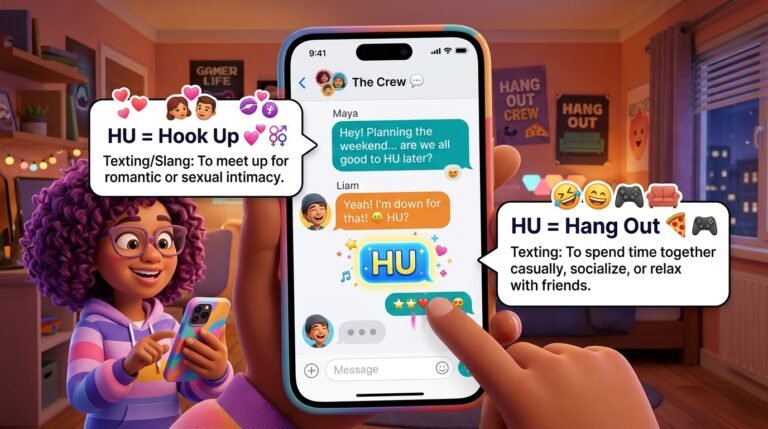 hu meaning in text