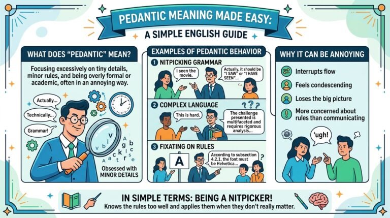 Pedantic Meaning