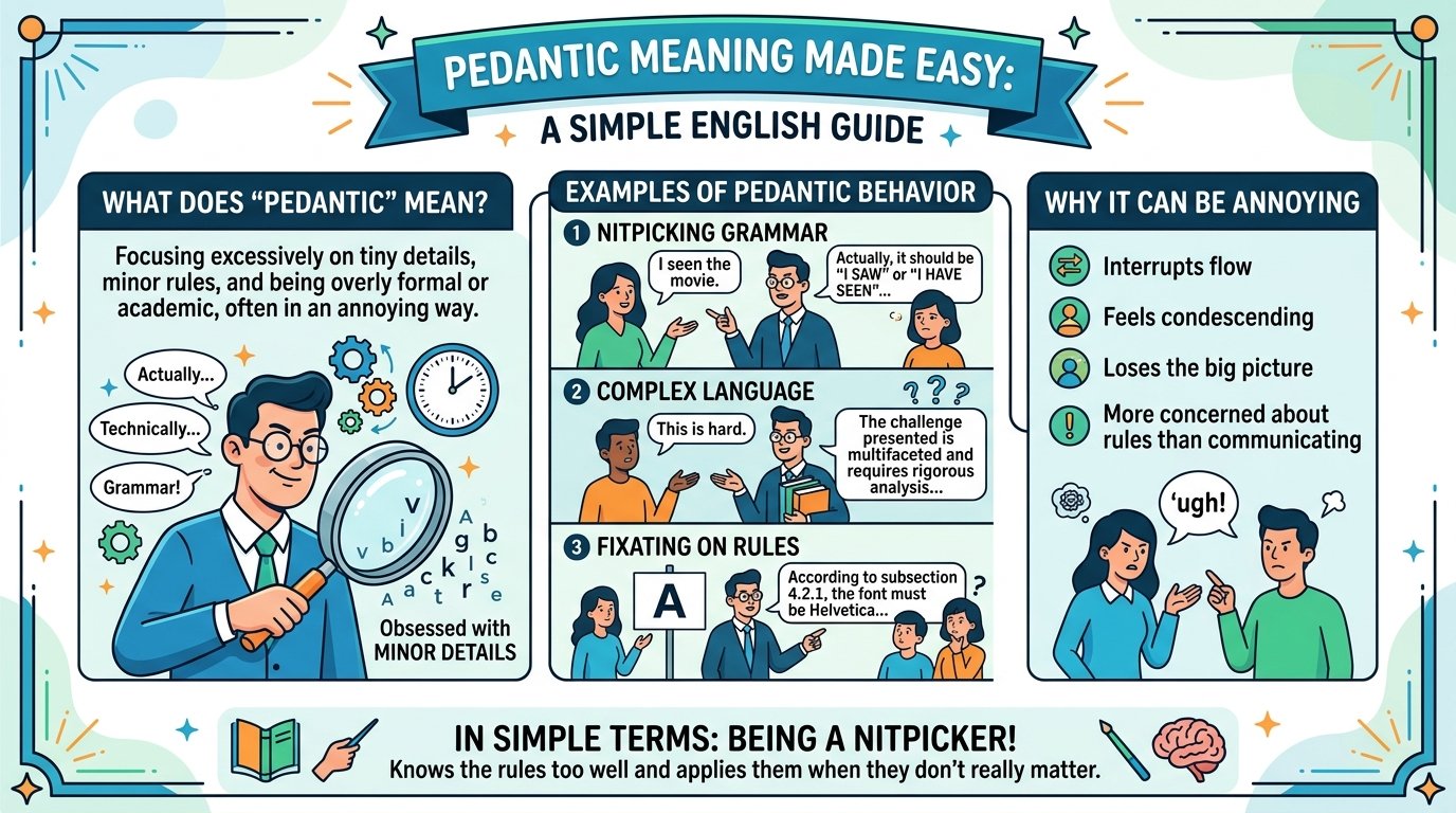 Pedantic Meaning