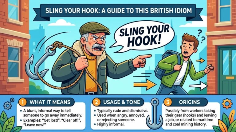 Sling Your Hook Meaning