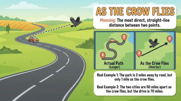 As the Crow Flies Meaning