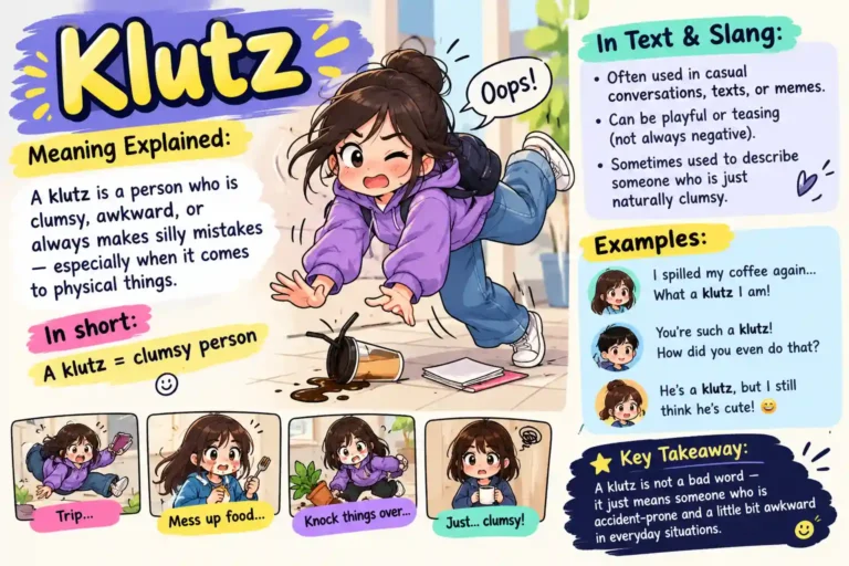 Klutz Meaning Explained