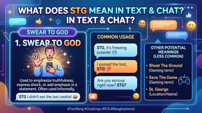 STG Meaning in Text
