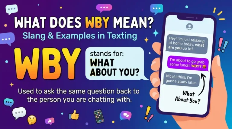 WBY Meaning in Text