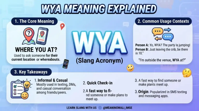 WYA Meaning in Text