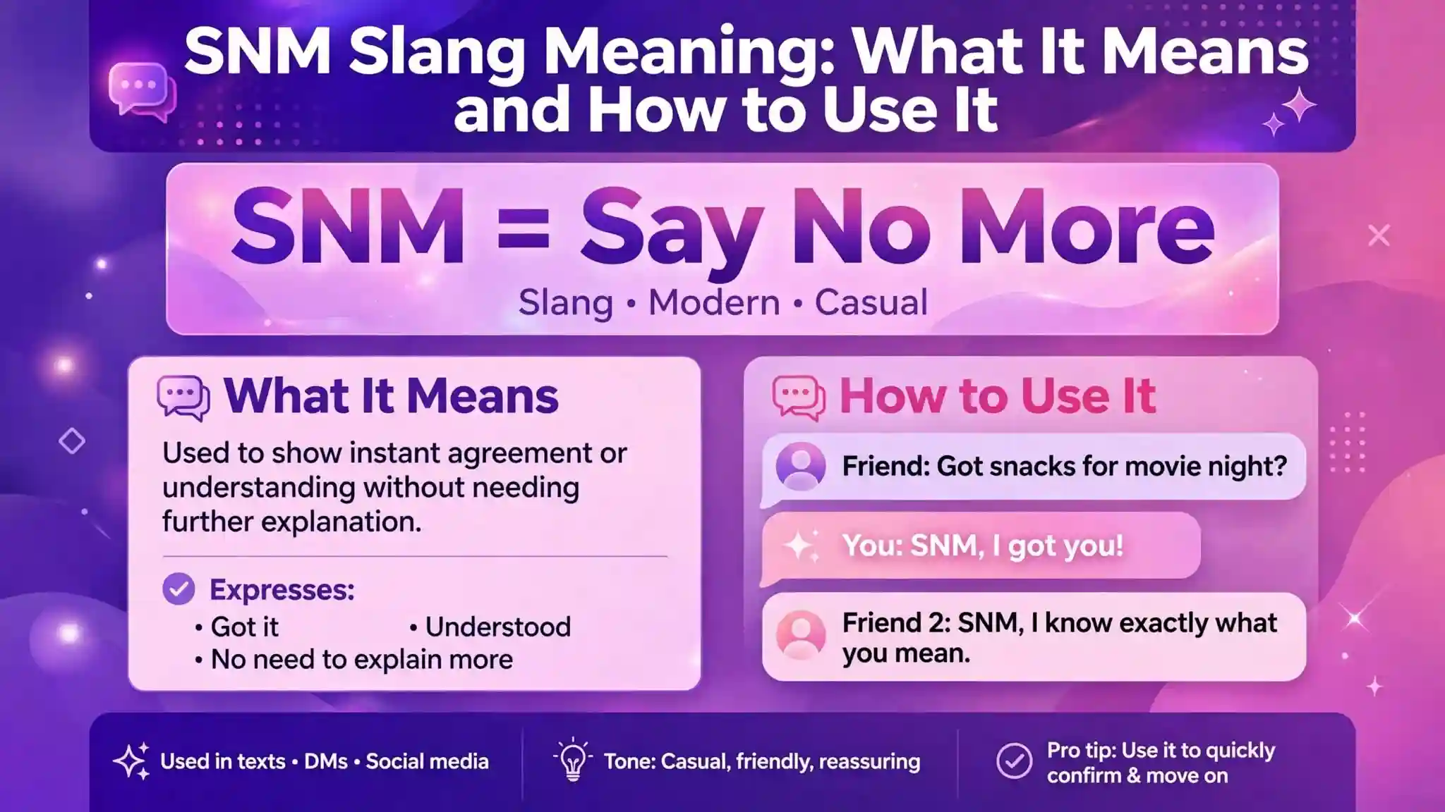 SNM Slang Meaning